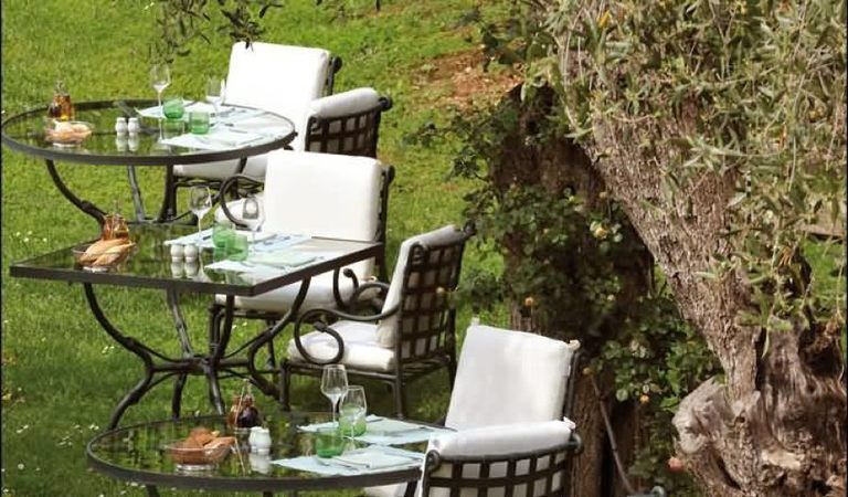 Furniture, Table, Outdoor furniture, Outdoor table, Chair, Home, Patio, Trunk, Linens, Backyard, 