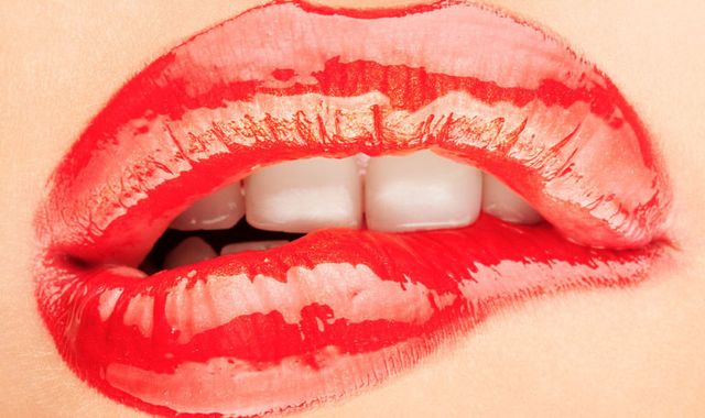 Lip, Skin, Tooth, Red, Eyelash, Jaw, Organ, Close-up, Lipstick, Photography, 