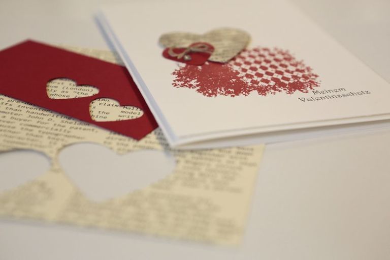 Red, Paper product, Paper, Heart, Document, Creative arts, Craft, Love, Needlework, Stationery, 