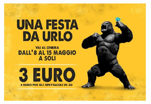 Yellow, Font, Terrestrial animal, Advertising, Primate, Poster, Snout, Illustration, Graphics, Paw, 