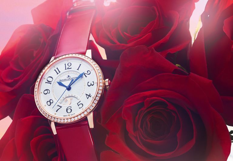 Product, Analog watch, Watch, Red, Petal, Pink, Flower, Fashion accessory, Flowering plant, Glass, 