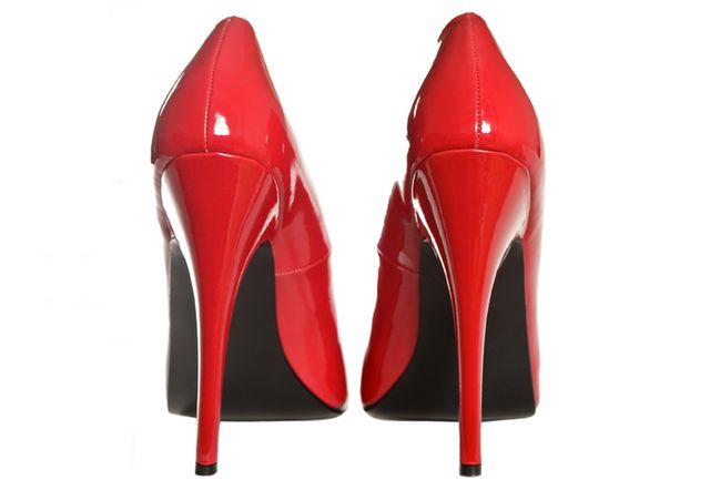 Footwear, Red, High heels, Carmine, Dancing shoe, Basic pump, Leather, Maroon, Dress shoe, Material property, 