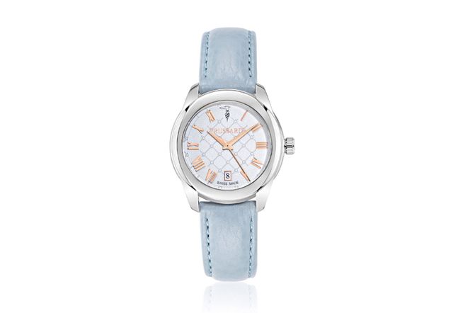 Analog watch, Blue, Product, Watch, Glass, Photograph, White, Watch accessory, Fashion accessory, Font, 