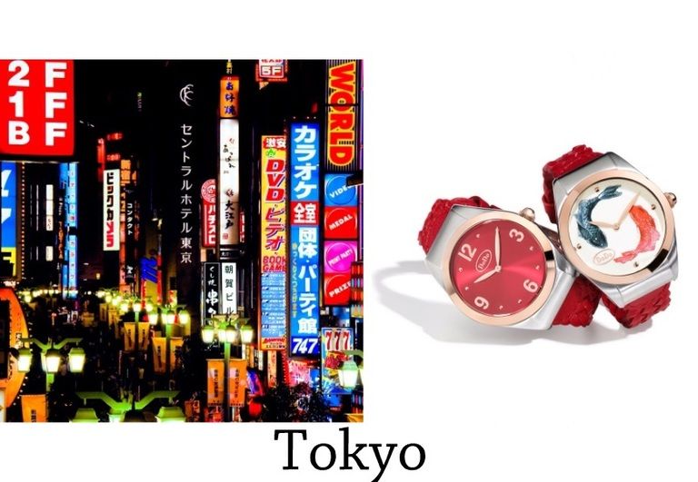 Product, Watch, Analog watch, Font, Carmine, Watch accessory, Maroon, Clock, Display device, Brand, 