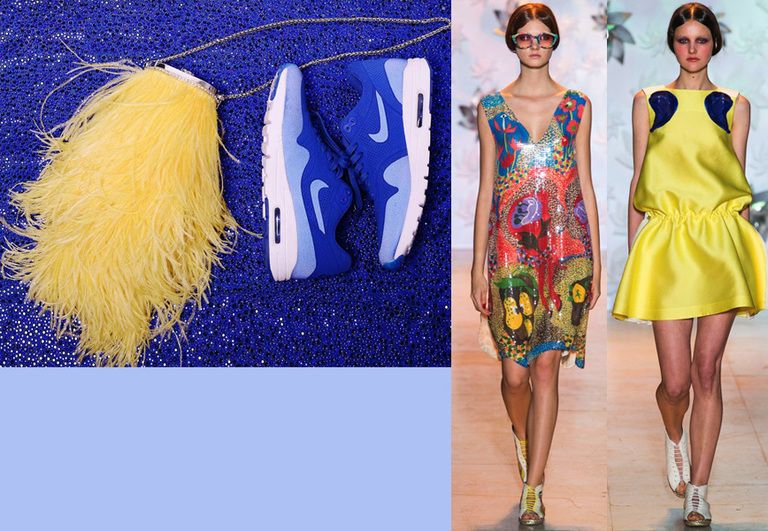 Dress, Style, One-piece garment, Electric blue, Costume accessory, Day dress, Fashion, Sunglasses, Cocktail dress, Cobalt blue, 