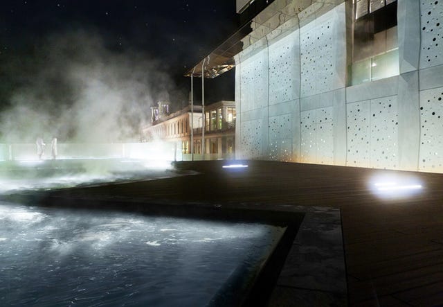 Atmospheric phenomenon, Water feature, Midnight, Mist, Smoke, Fog, 