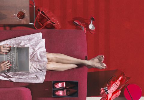 Red, Human leg, Carmine, Tan, Maroon, Foot, Coquelicot, Toe, Communication Device, Flesh, 