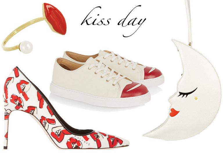 Footwear, Product, Red, White, Font, Carmine, Fashion, Pattern, Beige, Design, 