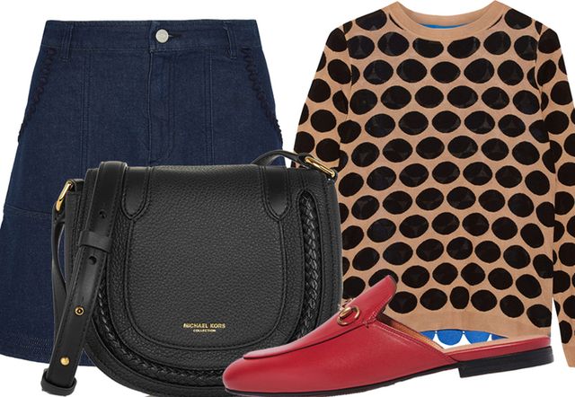 Brown, Product, Textile, Pattern, Fashion, Black, Bag, Leather, Design, Polka dot, 