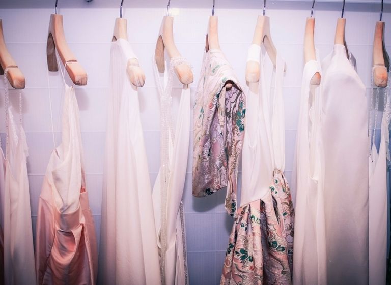 Pink, Clothes hanger, Peach, Fashion design, Collection, Nightwear, Boutique, 