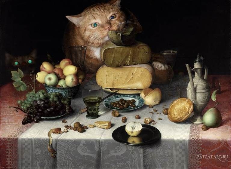 Serveware, Produce, Food, Natural foods, Fruit, Carnivore, Still life photography, Dishware, Ingredient, Small to medium-sized cats, 