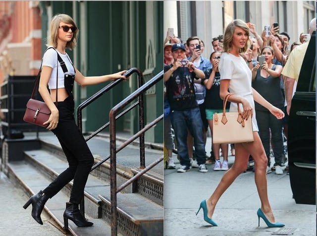 Copia il look casual di Taylor Swift