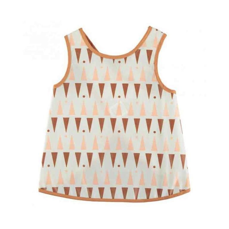 Product, Brown, White, Peach, Pattern, Orange, Sleeveless shirt, Beige, Tan, Vest, 