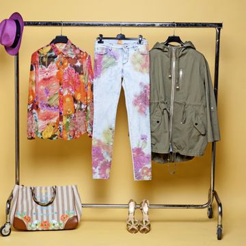Clothes hanger, Purple, Lavender, Fashion design, Boutique, Collection, Retail, Baggage, Outlet store, 