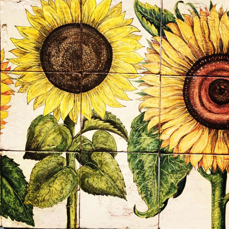 Yellow, Sunflower, Flower, Petal, Art, Botany, Paint, Flowering plant, Illustration, Watercolor paint, 