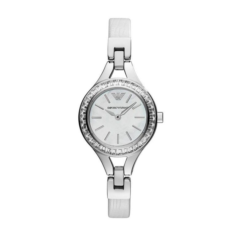 Product, Watch, Analog watch, Glass, White, Style, Fashion accessory, Watch accessory, Font, Black, 