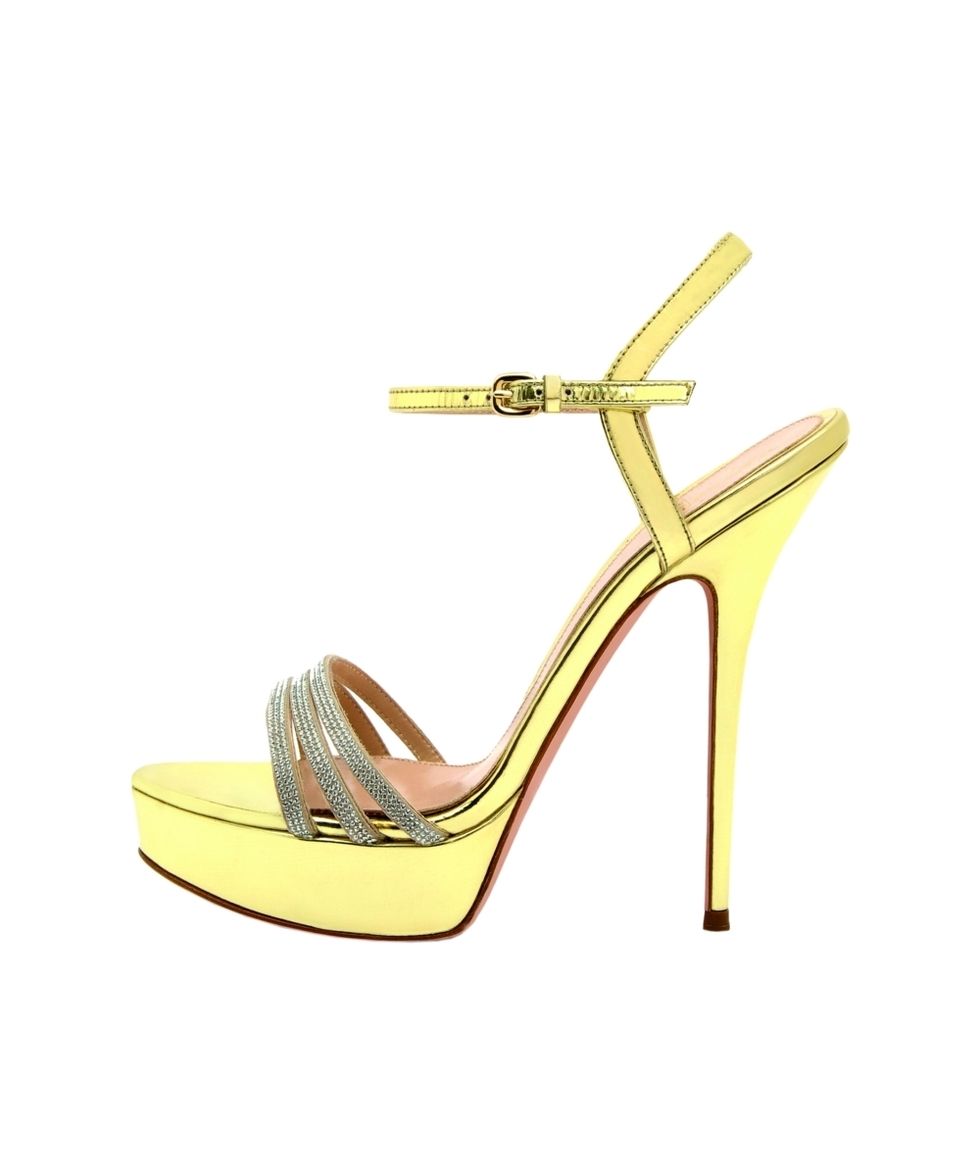 Yellow, High heels, Tan, Beige, Sandal, Foot, Basic pump, Slingback, Fashion design, Strap, 