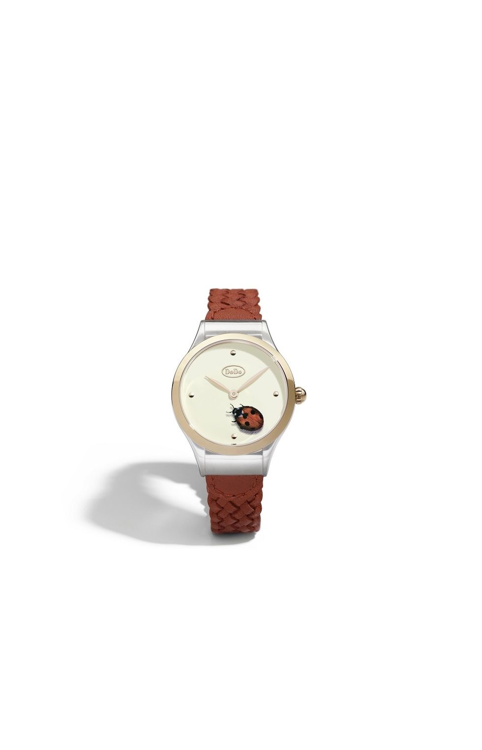 Product, Analog watch, Brown, Watch, White, Watch accessory, Glass, Fashion accessory, Font, Peach, 