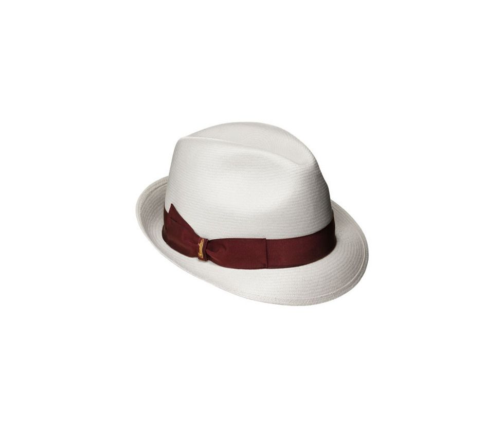 Hat, Fashion accessory, Headgear, Costume accessory, Costume hat, Grey, Beige, Maroon, Fedora, Sun hat, 