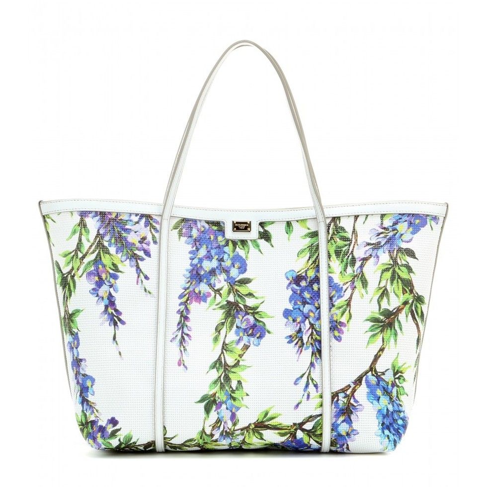 Blue, Bag, Luggage and bags, Shoulder bag, Lavender, Home accessories, Aqua, Wildflower, Floral design, Creative arts, 