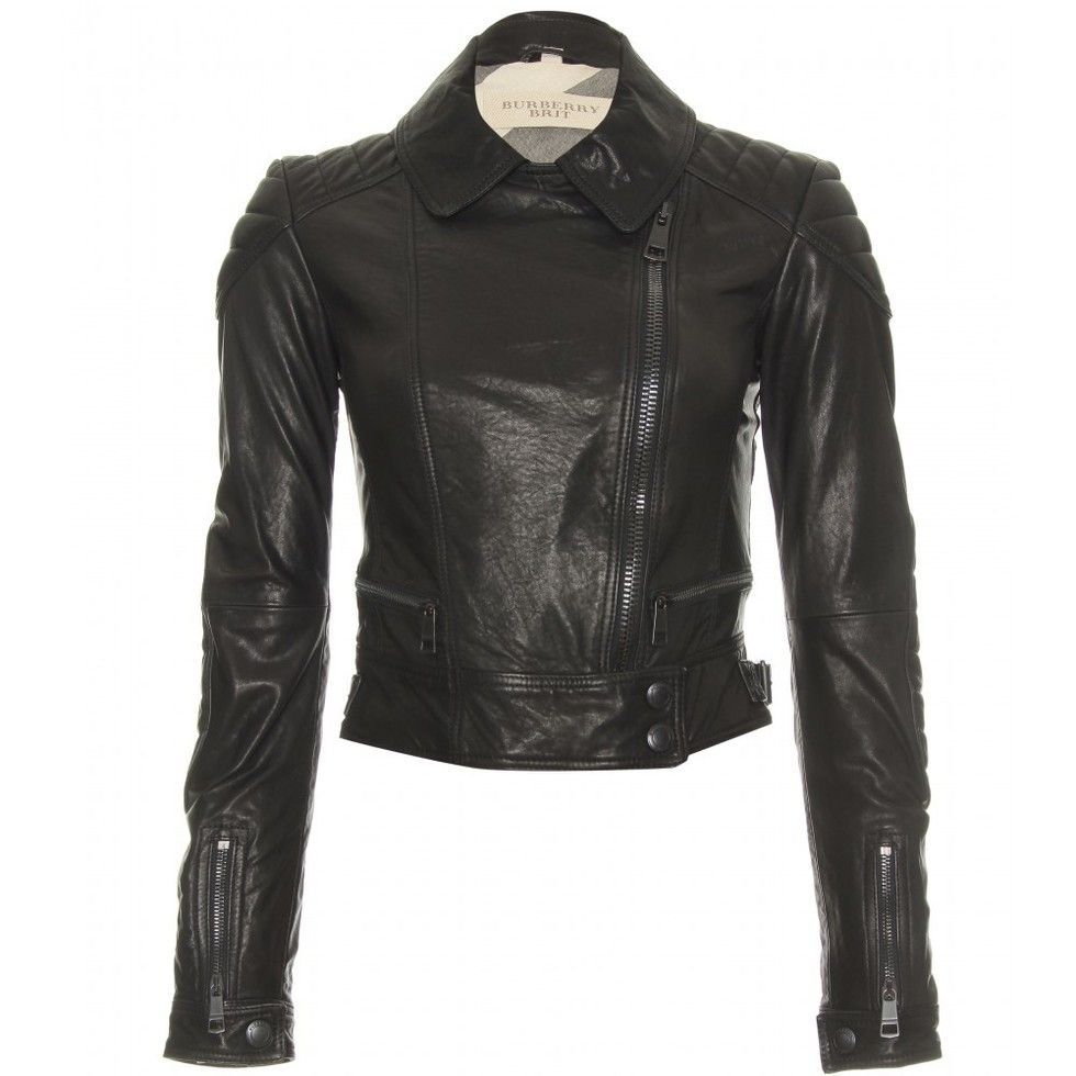 Clothing, Jacket, Sleeve, Collar, Textile, Outerwear, White, Style, Leather, Leather jacket, 