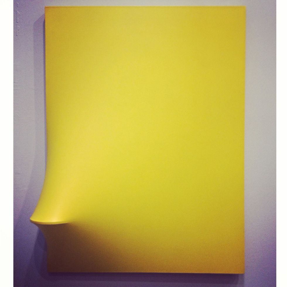 Yellow, Colorfulness, Purple, Tints and shades, Rectangle, Lamp, Square, Paper product, 