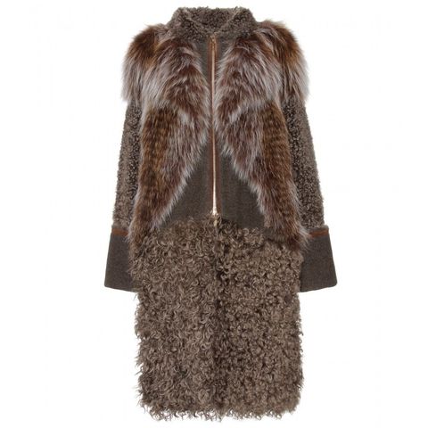 Brown, Sleeve, Textile, Outerwear, Jacket, Natural material, Fashion, Fur, Beige, Liver, 