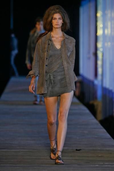 Clothing, Brown, Shoulder, Joint, Outerwear, Fashion show, Style, Runway, Fashion model, Street fashion, 