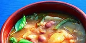Food, Soup, Ingredient, Seafood, Dish, Recipe, Produce, Cuisine, Stew, Dishware, 