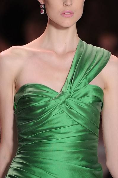 Clothing, Green, Lip, Shoulder, Strapless dress, Joint, Dress, Red, Style, Formal wear, 