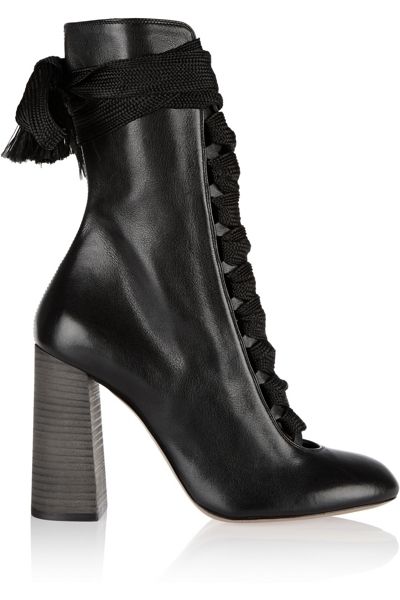 Footwear, Boot, Fashion, Leather, Black, Beige, High heels, Fashion design, Synthetic rubber, 