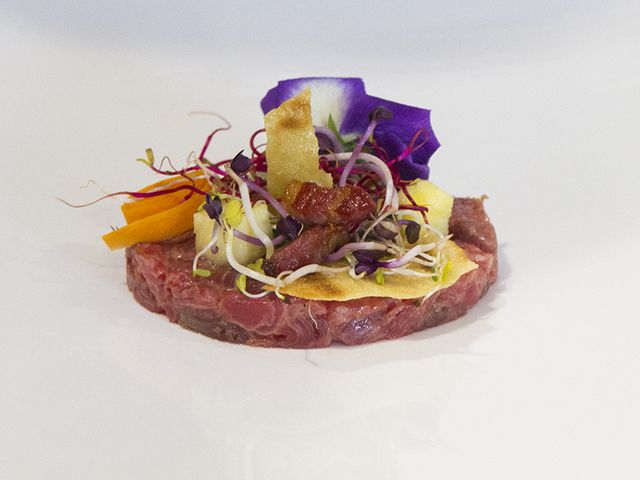 Food, Ingredient, Garnish, Meat, Culinary art, Dish, Recipe, Red meat, Venison, Beef, 