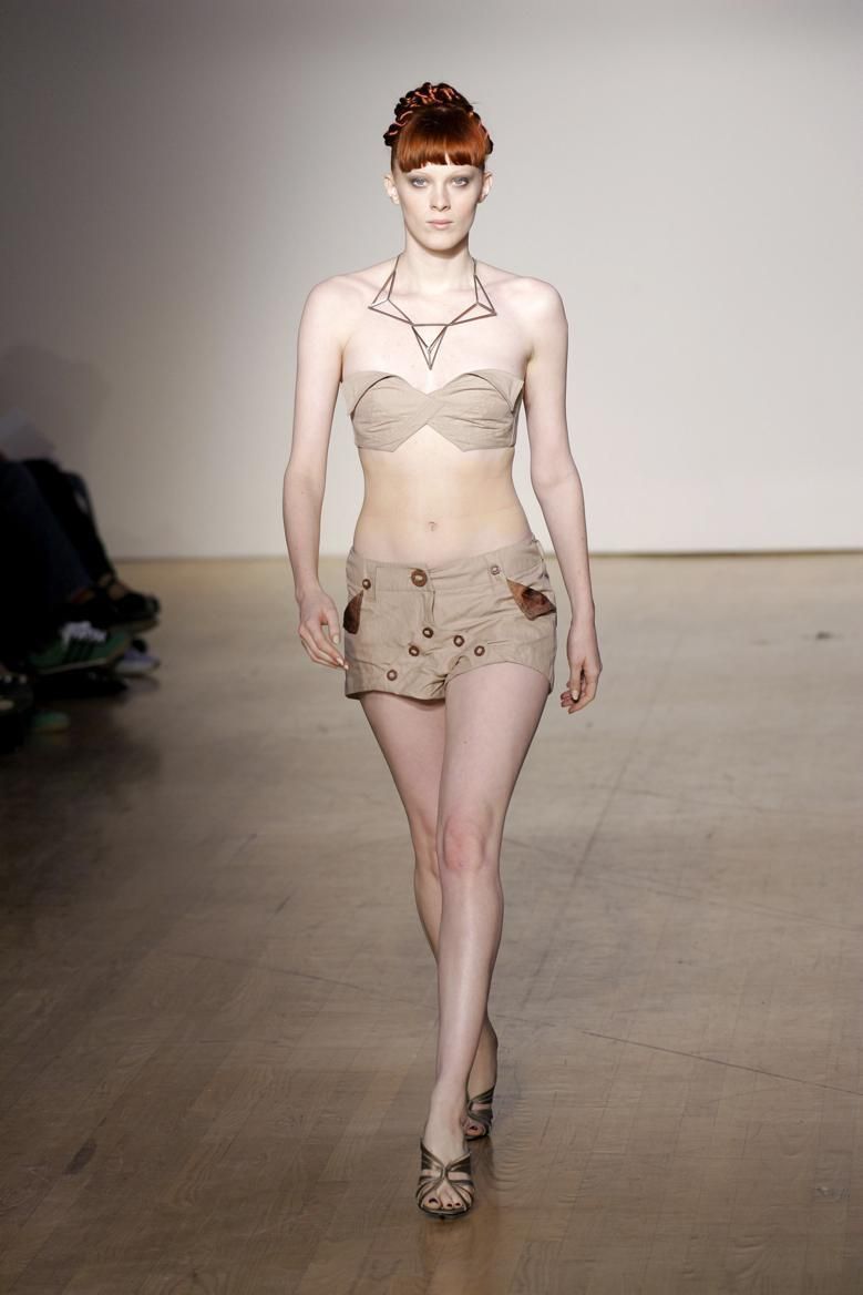 Human, Skin, Shoulder, Human leg, Joint, Waist, Fashion show, Knee, Chest, Fashion model, 