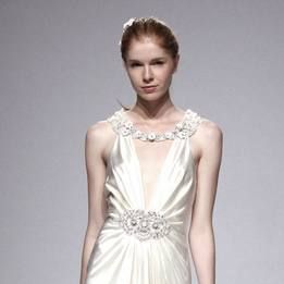 Clothing, Dress, Shoulder, Textile, Standing, Joint, White, Formal wear, Gown, One-piece garment, 
