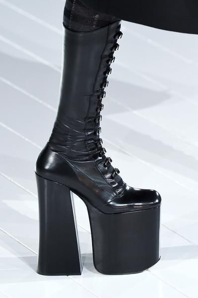 Style, Boot, Fashion, Black, Leather, Material property, High heels, Still life photography, Fashion design, Silver, 