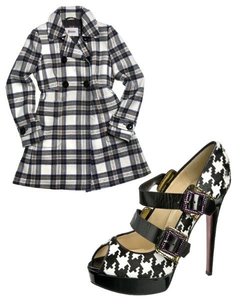 Footwear, Product, Brown, Sleeve, Collar, Plaid, Textile, Pattern, Outerwear, White, 