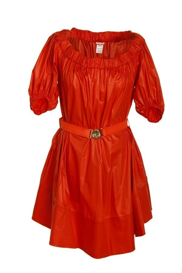 Product, Sleeve, Collar, Red, Textile, Dress, Orange, Pattern, One-piece garment, Maroon, 