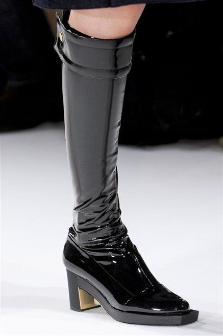 White, Style, Fashion, Carmine, Black, Leather, Material property, Fashion design, Knee-high boot, Boot, 