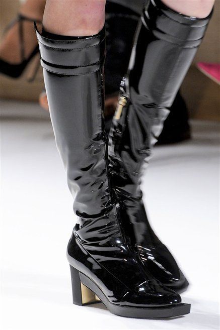Boot, Fashion, Black, Leather, Material property, Knee-high boot, Fashion design, Silver, Sandal, High heels, 