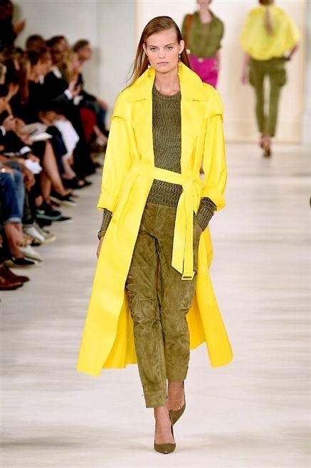 Footwear, Leg, Fashion show, Yellow, Runway, Joint, Outerwear, Fashion model, Style, Jacket, 