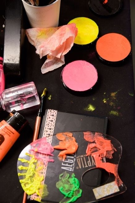 Peach, Paint, Stationery, Chemical substance, Cosmetics, Art paint, Lipstick, Kitchen utensil, Cooking, Cup, 