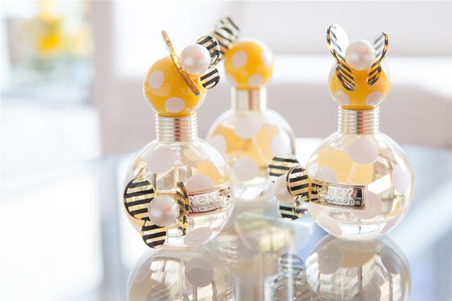 Product, Yellow, Perfume, White, Glass, Earrings, Collection, Cosmetics, Plastic, Toy, 