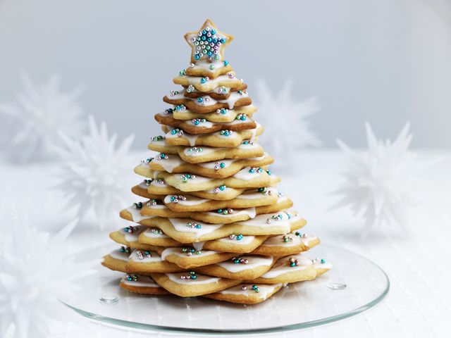 Snack, Recipe, Conifer, Finger food, Pine family, Cone, Christmas tree, Still life photography, Gluten, Baked goods, 