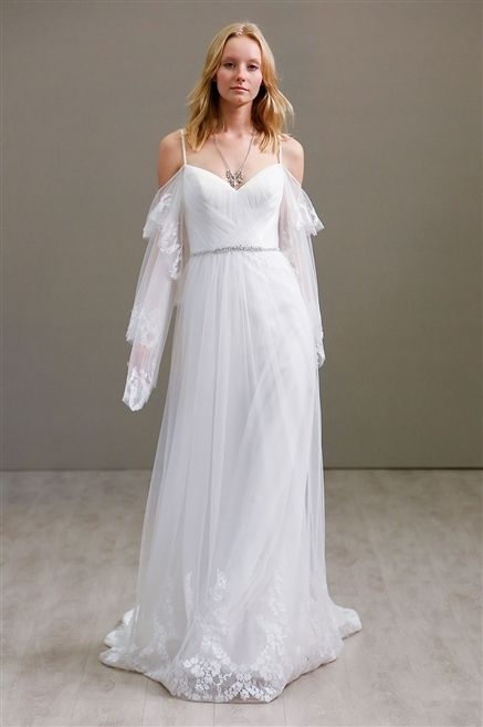 Clothing, Dress, Sleeve, Shoulder, Textile, Bridal clothing, Photograph, White, Floor, Gown, 