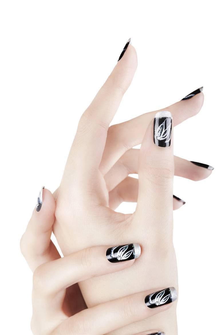 Finger, Skin, Nail, Hand, White, Manicure, Thumb, Nail care, Style, Nail polish, 