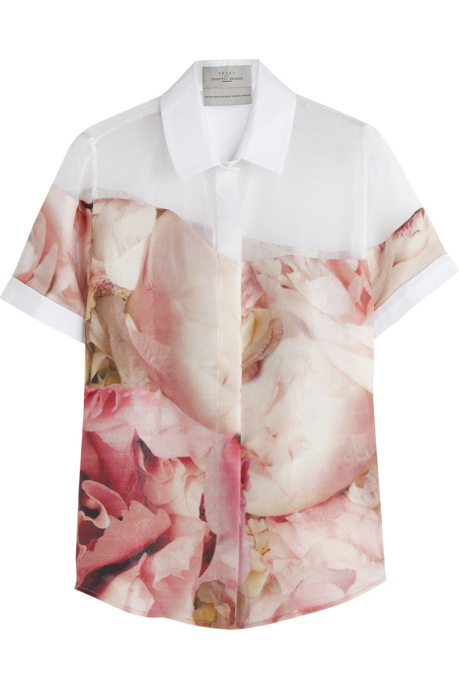 Product, Collar, Dress shirt, Sleeve, Shirt, White, Pink, Pattern, Baby & toddler clothing, Peach, 