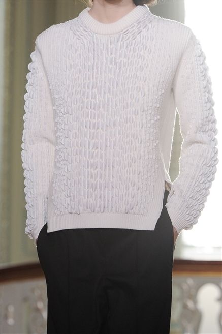 Clothing, Product, Sleeve, Shoulder, Textile, Standing, Joint, Sweater, Outerwear, White, 