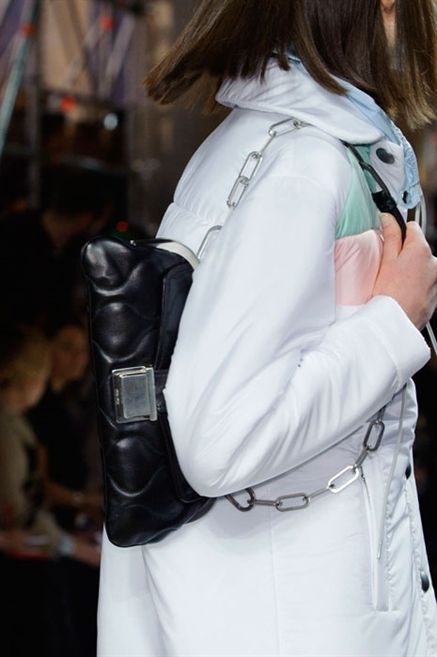 Shoulder, Joint, White, Bag, Style, Street fashion, Luggage and bags, Fashion, Jacket, Back, 