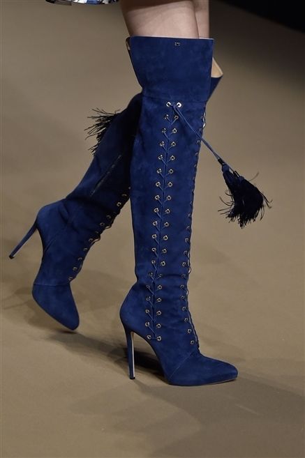 Blue, Joint, Electric blue, Costume accessory, Cobalt blue, Boot, Knee-high boot, Glove, Costume, Riding boot, 