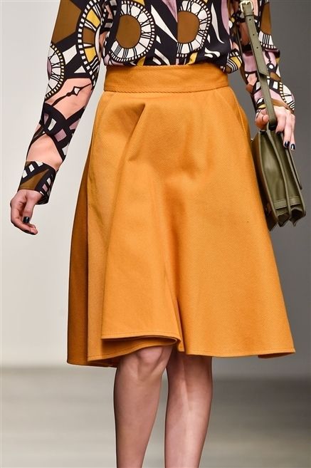 Brown, Yellow, Sleeve, Textile, Joint, Orange, Style, Pattern, Fashion, Day dress, 